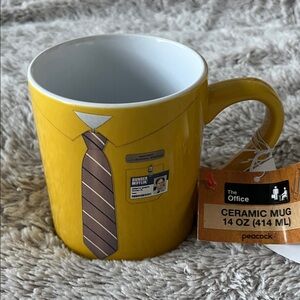 The Office Comedy Television Series Yellow Mug Gift Collectibles Funny NWT